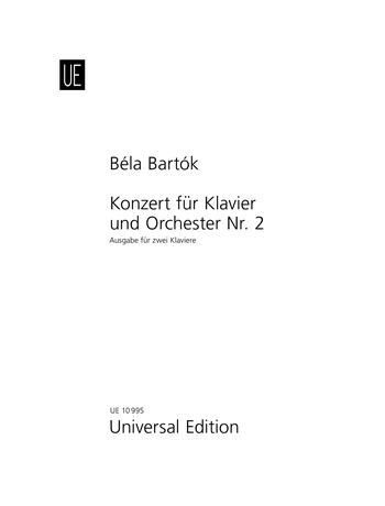 Bla Bartk: Piano Concerto No.2: Piano Duet: Instrumental Work