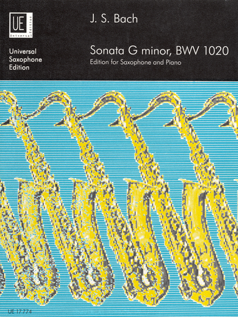 Johann Sebastian Bach: Sonata G Minor BWV 1020: Alto Saxophone: Instrumental