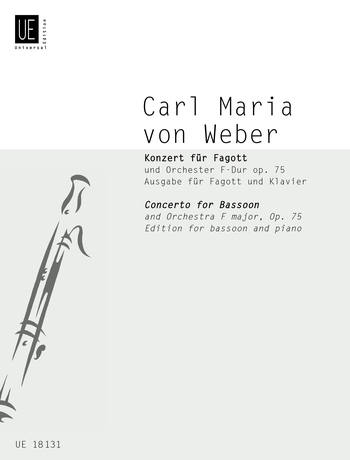 Carl Maria von Weber: Concerto In F For Bassoon Op. 75: Bassoon: Instrumental