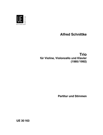 Alfred Schnittke: Trio: Piano Trio: Score and Parts