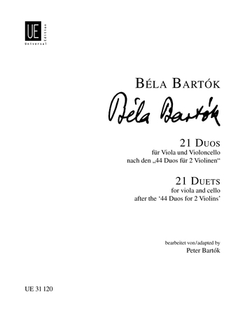 Bla Bartk: 21 Duets: Violin Duet: Instrumental Work