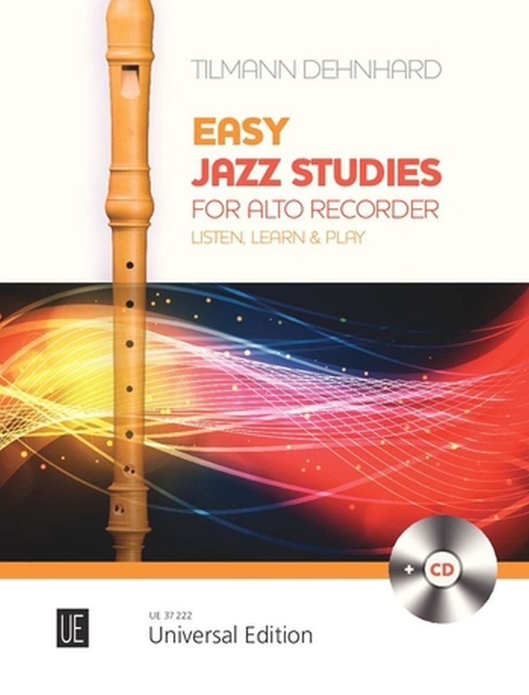 Tilmann Dehnhard: Easy Jazz Studies: Treble Recorder: Instrumental Album