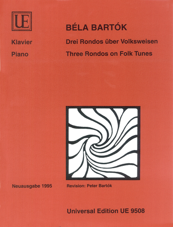 B�la Bart�k: Three Rondos On Folk Tunes: Piano: Instrumental Work