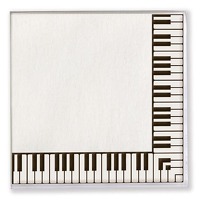Paper napkins Keyboard 33x33cm: Kitchenware