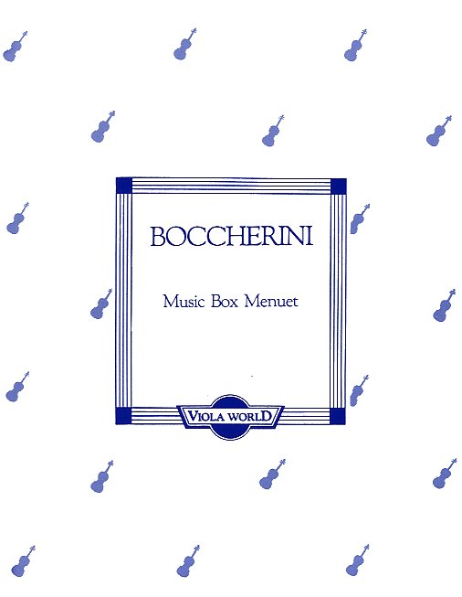 Luigi Boccherini: Music Box Menuet: Viola: Instrumental Work