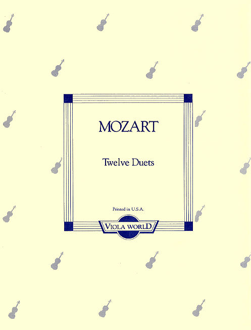 Wolfgang Amadeus Mozart: Twelve Duets K.487: Instrumental Album