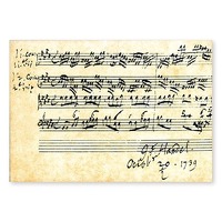 Postcard Händel - Concerto grosso (10 pcs): Greetings Card