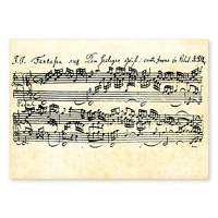 Postcard Bach - Fantasia (10 pcs): Greetings Card