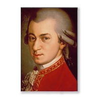 Magnet Mozart Portrait: Ornament