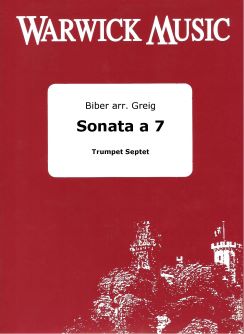 Heinrich Ignaz Franz Biber: Sonata a 7: Trumpet Ensemble: Score & Parts