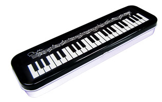 Tin Pencil Case Keyboard Design: Stationery