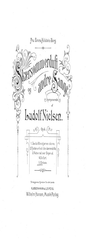 Ludolf Nielsen: Skaersommerduft Op. 4 Nr. 5: Voice: Vocal Work