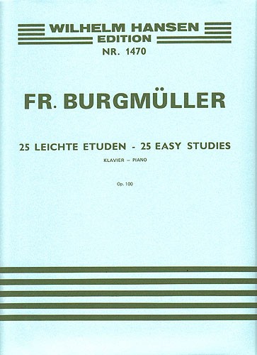 Johann Friedrich Burgmller: 25 Easy Studies For Piano Op. 100: Piano: Study