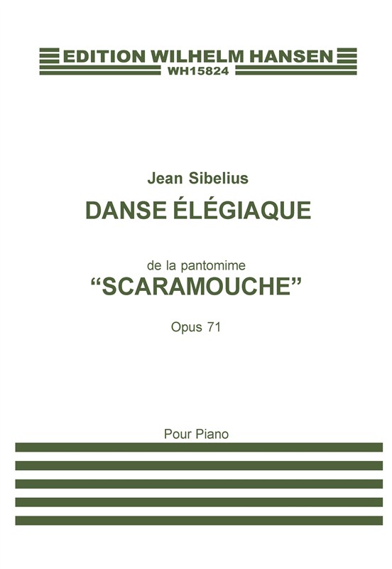 Jean Sibelius: Dance Elegiaque From Scaramouche: Piano: Instrumental Work