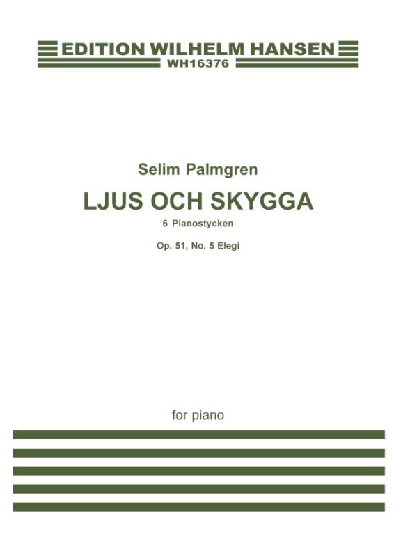 Selim Palmgren: Elegi Op. 51 No. 5: Piano: Instrumental Work