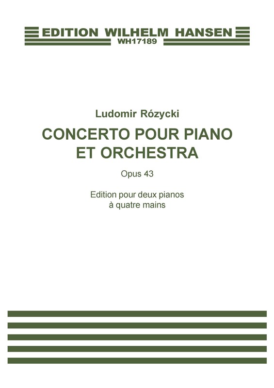 Ludomir Rzycki: Concerto Pour Piano: Piano Duet: Instrumental Work