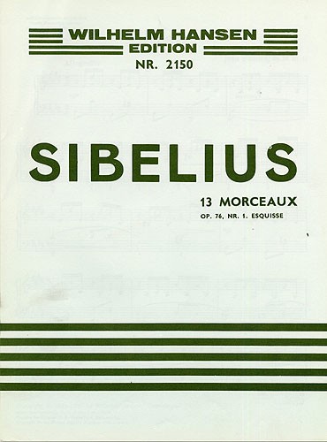Jean Sibelius: 13 Pieces Op.76 No.1- Esquisse: Piano: Instrumental Work