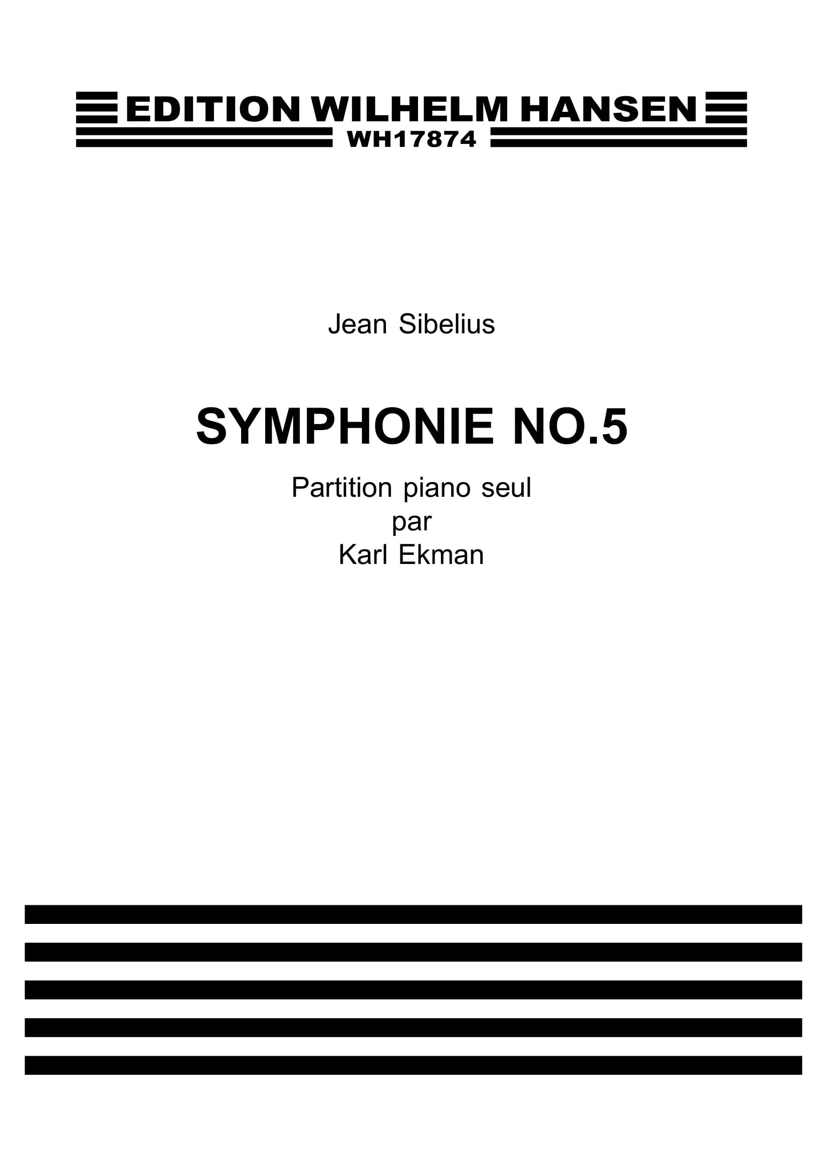 Jean Sibelius: Symphonie Nr. 5  Op. 82: Piano: Instrumental Work