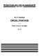 Orgelfantasi Op.10: Organ: Score