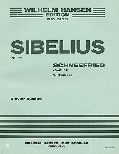 Jean Sibelius: Schnofried Op.29: SATB: Vocal Score