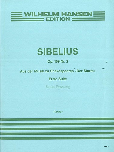 Jean Sibelius: The Tempest Suite No.1 Op.109 No.2: Orchestra: Score