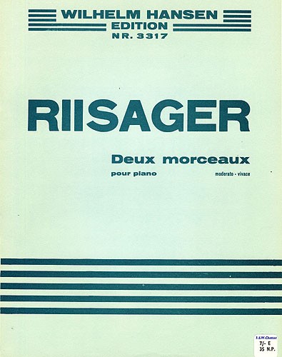 Knudåge Riisager: Two Morceaux For Piano: Piano: Instrumental Work
