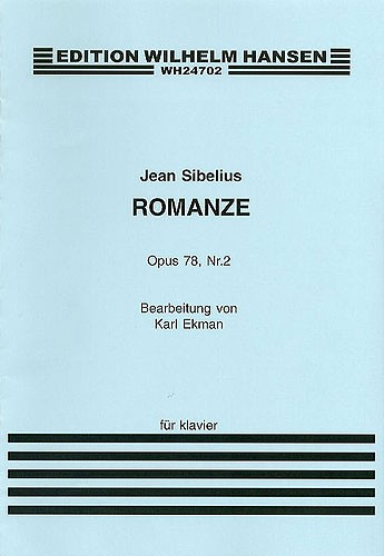 Jean Sibelius Jean Sibelius: Romance Op.78 No.2: Piano: Instrumental Work