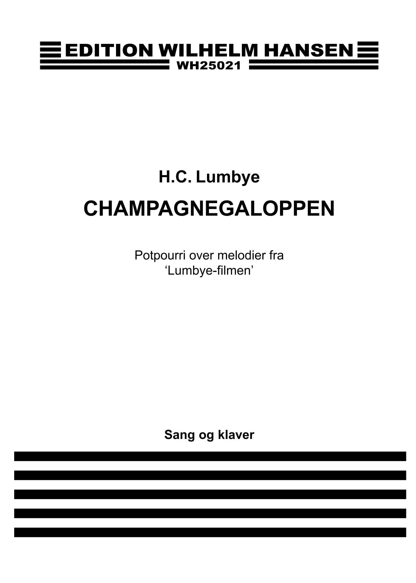 Hans Christian Lumbye: Champagnegaloppen: Voice: Vocal Album