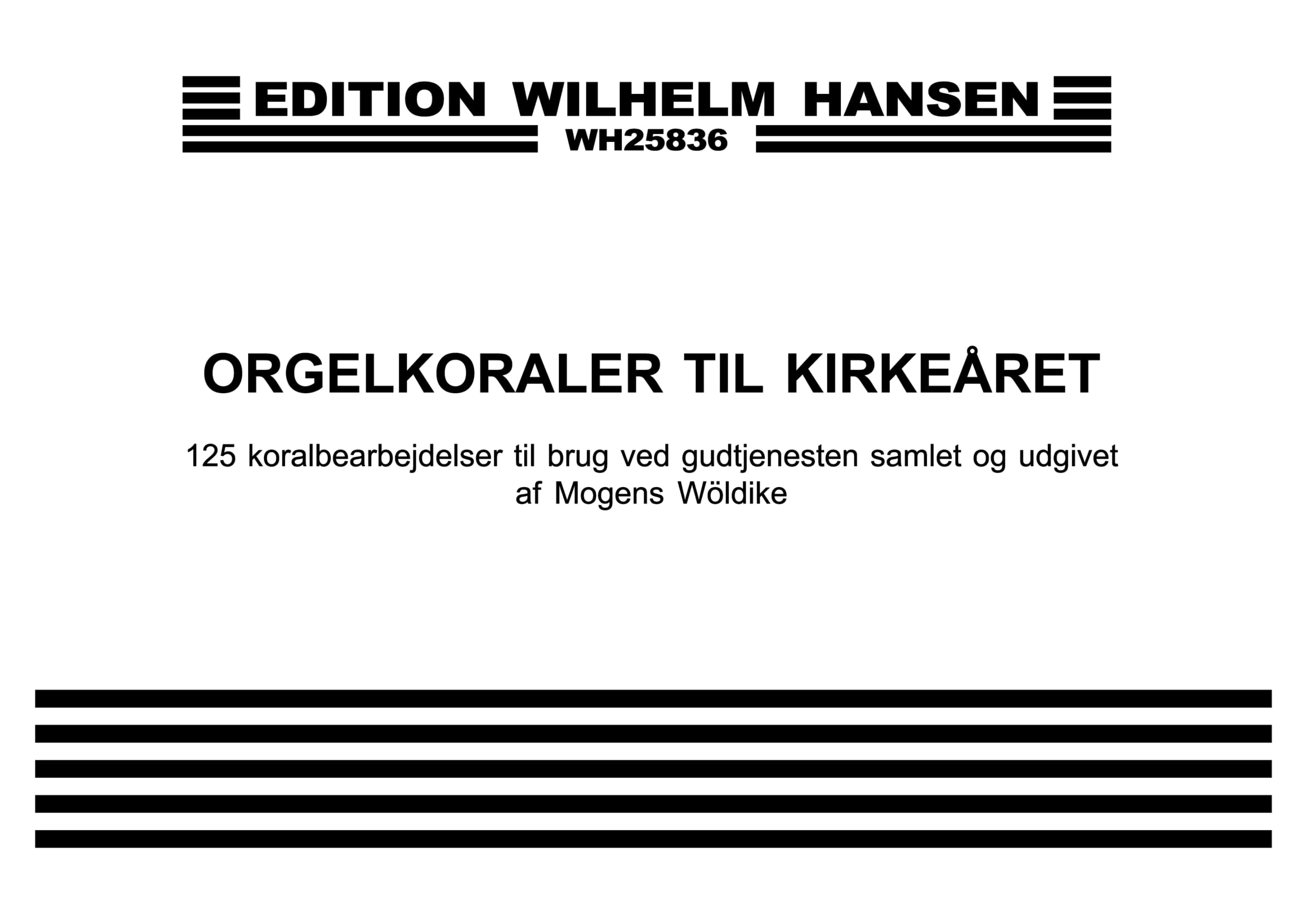 Orgelkoraler Til Kirkeret: Organ: Instrumental Work