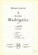 Bernhard Lewkovitch: Five Danish Madrigals Op. 12: SATB: Vocal Score