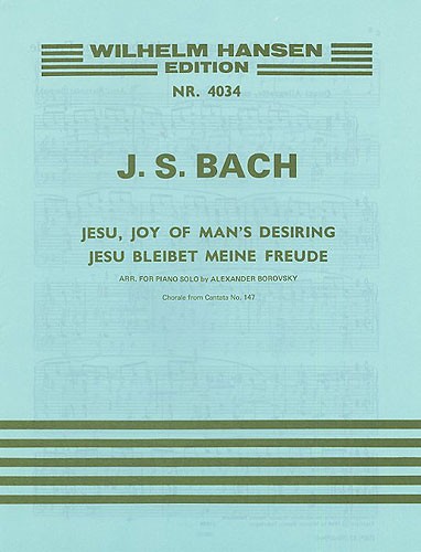 Johann Sebastian Bach: Jesu  Joy Of Man's Desiring: Piano: Instrumental Work