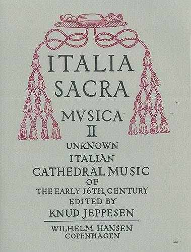 Italia Sacra Musica Vol.2: SATB: Vocal Score