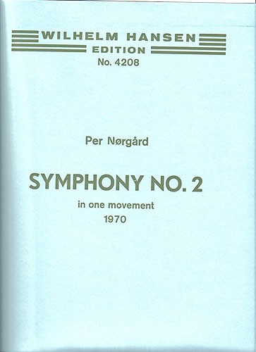 Per Nrgrd: Symphony No. 2 In One Movement: Orchestra: Score