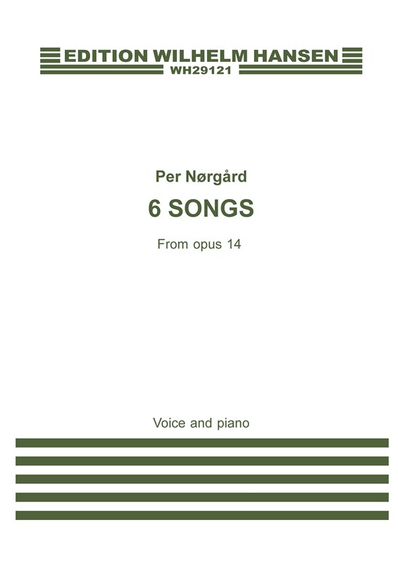 Per Nørgård: 6 Songs From Opus 14: Voice: Vocal Album