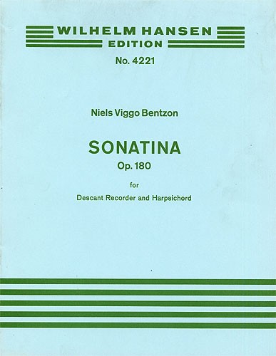 Niels Viggo Bentzon: Sonatina For Descant Recorder And Harpsichord: Descant