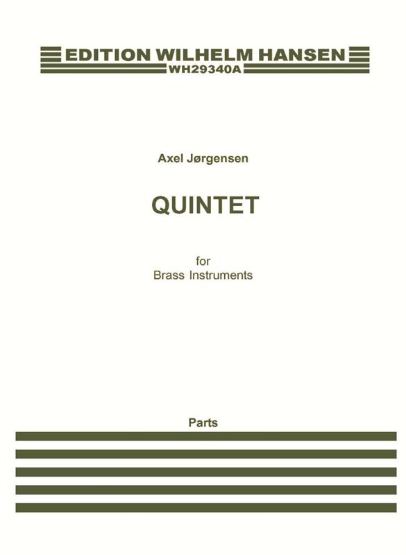 Axel Borup Jrgensen: Quintet For Brass Instruments: Brass Ensemble: Parts