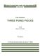 Carl Nielsen: Three Piano Pieces Op.59: Piano: Instrumental Work