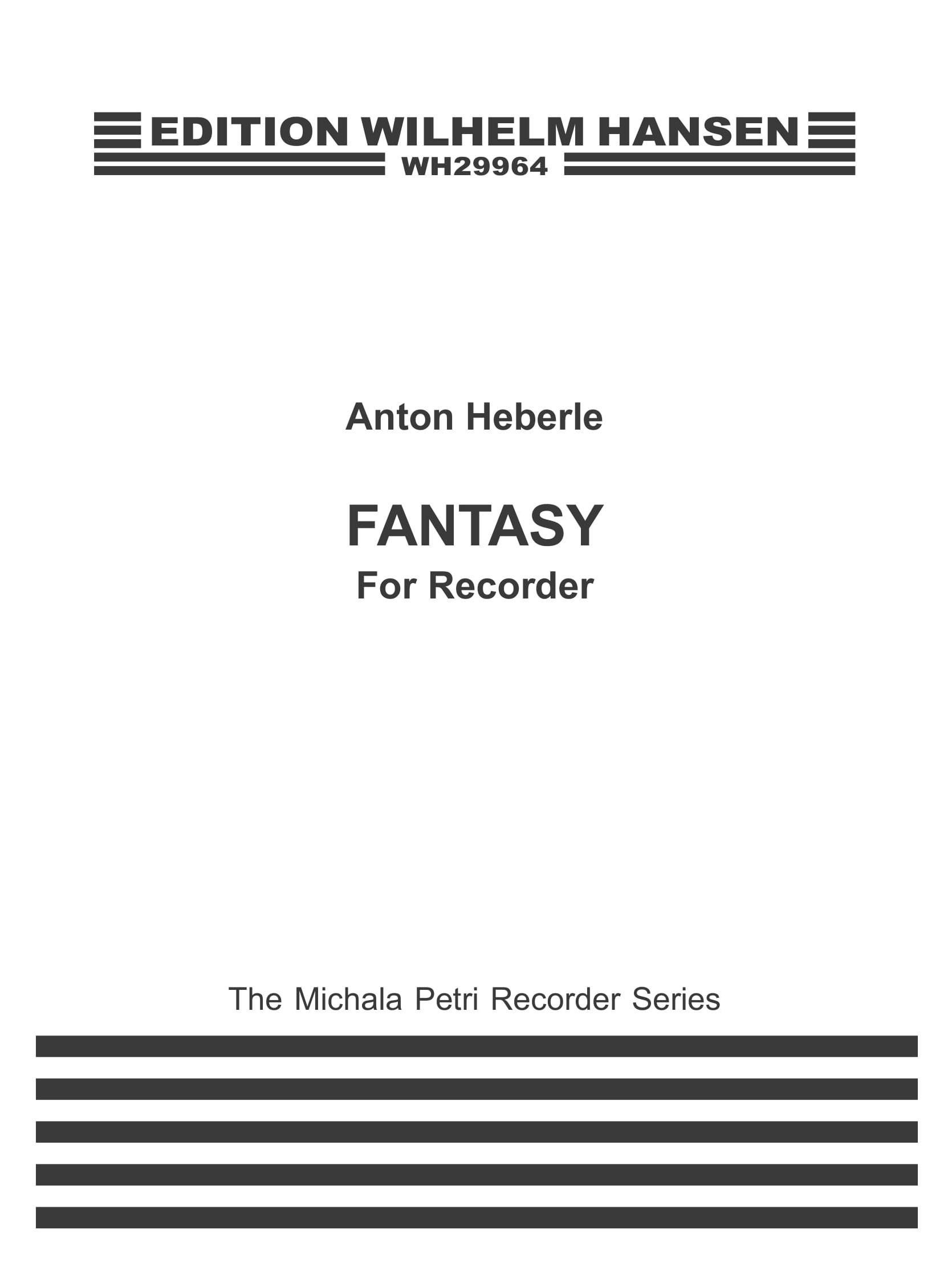 Anton Heberle: Fantasy For Solo Descant Recorder: Descant Recorder: Instrumental