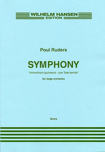Poul Ruders: Symphony No.1: Orchestra: Score