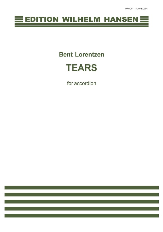 Bent Lorentzen: Tears: Orchestra: Instrumental Work