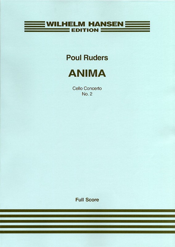 Poul Ruders: Anima - Cello Concerto No.2: Cello: Score