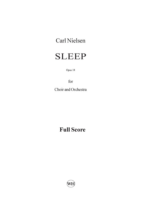 Carl Nielsen: Sleep: SATB: Score