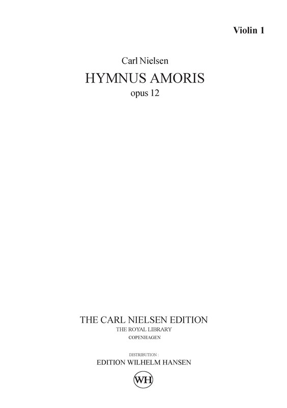 Carl Nielsen: Hymnus Amoris Op.12: SATB: Score