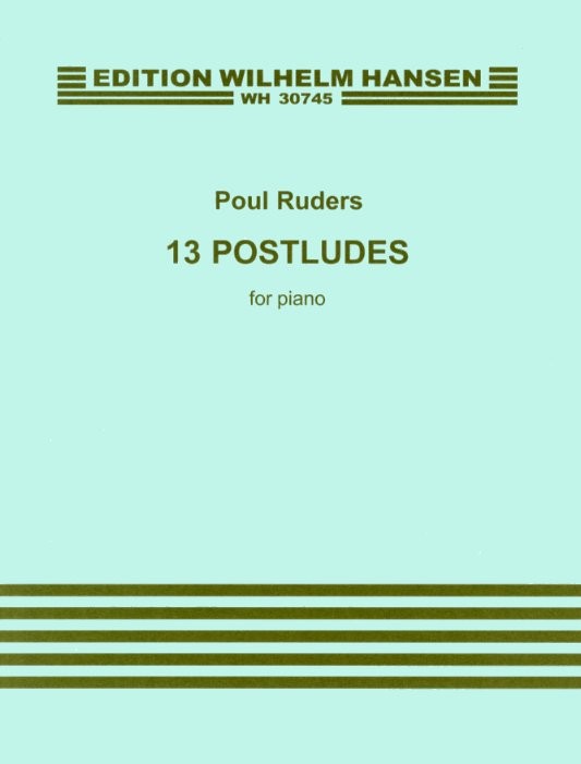 Poul Ruders: 13 Postludes For Piano: Piano: Instrumental Work