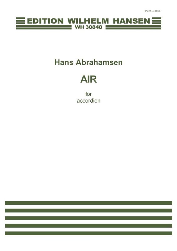 Hans Abrahamsen: Air: Accordion: Instrumental Work