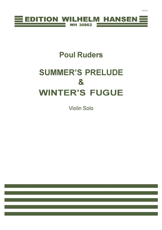 Poul Ruders: Summer's Prelude And Winter's Fugue: Violin: Instrumental Work