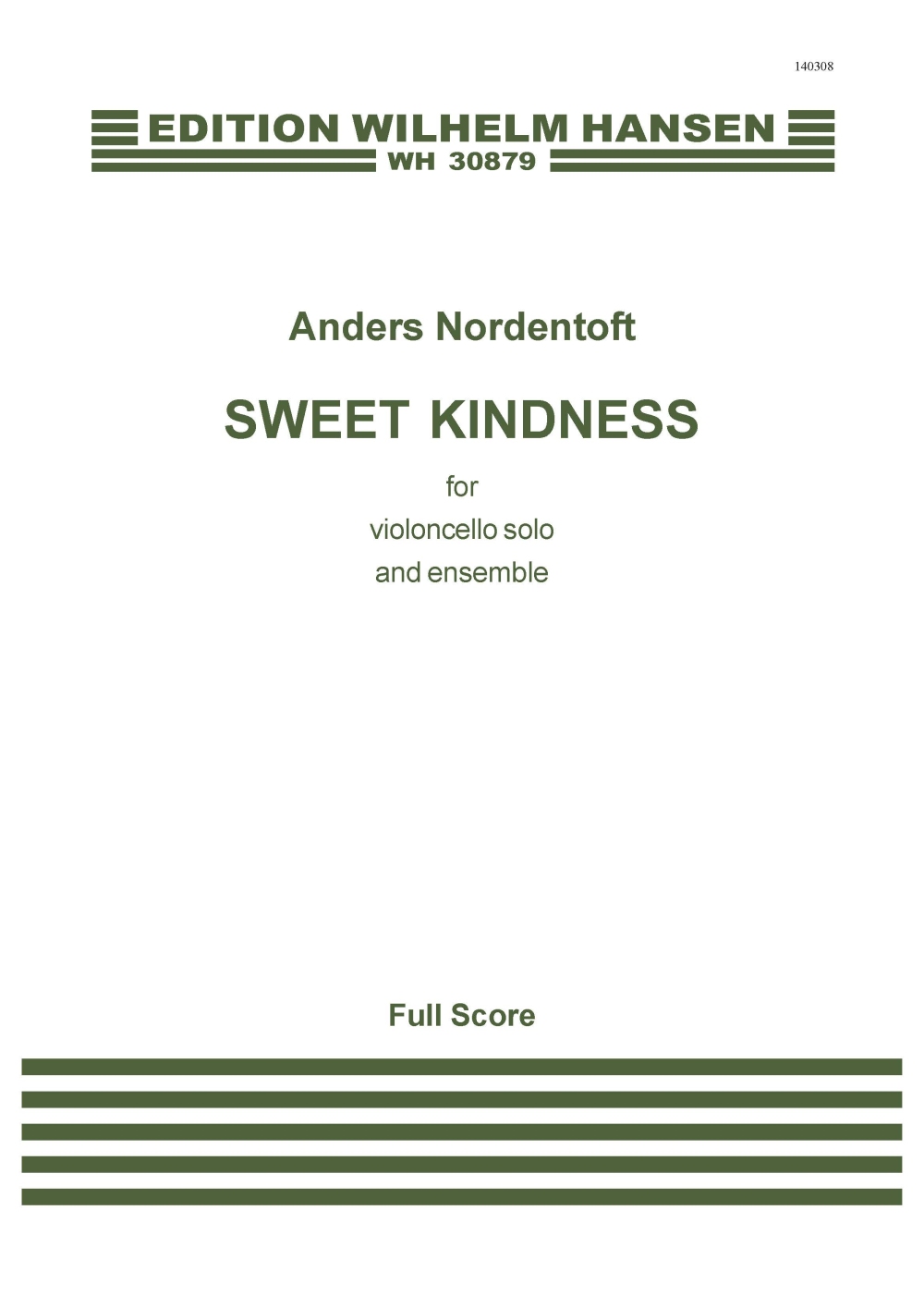 Anders Nordentoft: Sweet Kindness: Orchestra: Score