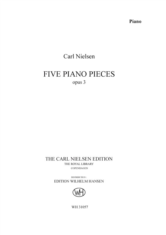 Carl Nielsen: 5 Piano Pieces Op.3: Piano: Instrumental Work