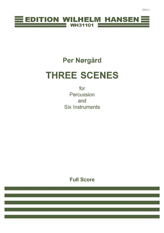 Per Nørgård: Three Scenes: Chamber Ensemble: Score