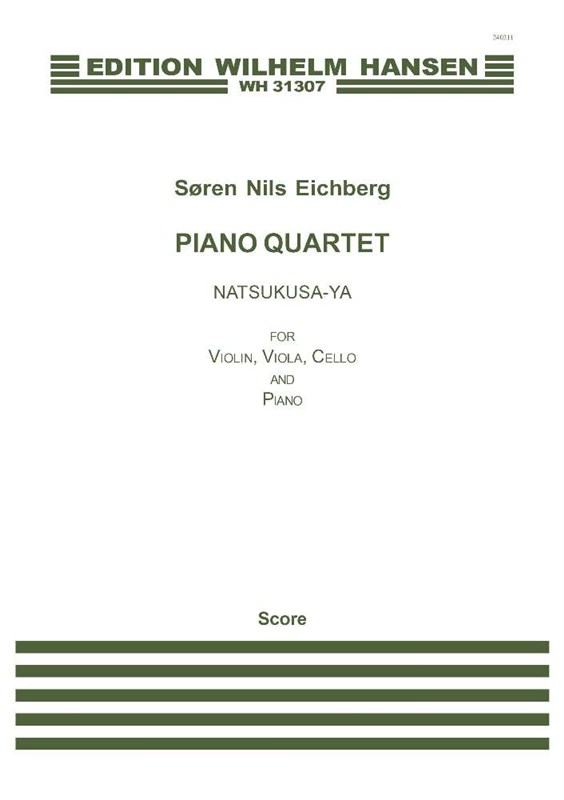 Søren Nils Eichberg: Piano Quartet: Chamber Ensemble: Score
